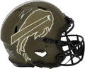 to Fanatics Certified Stefon Autographed 2022 Buffalo Speed - Authentic Diggs Bills Authentic Helmet Salute Riddell Service
