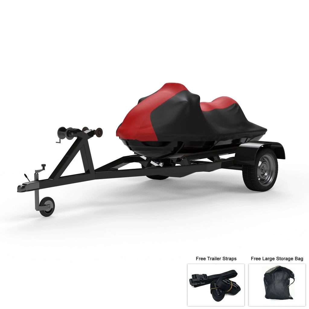 '- Ski Color Jet Storage Trailerable Rain, Sun, Straps from - Cover All Rays, Trailer Wave And For Protects Includes - Bag / RED FX And YAMAHA climate Runner UV Black 2006-2011 - More! Weatherproof