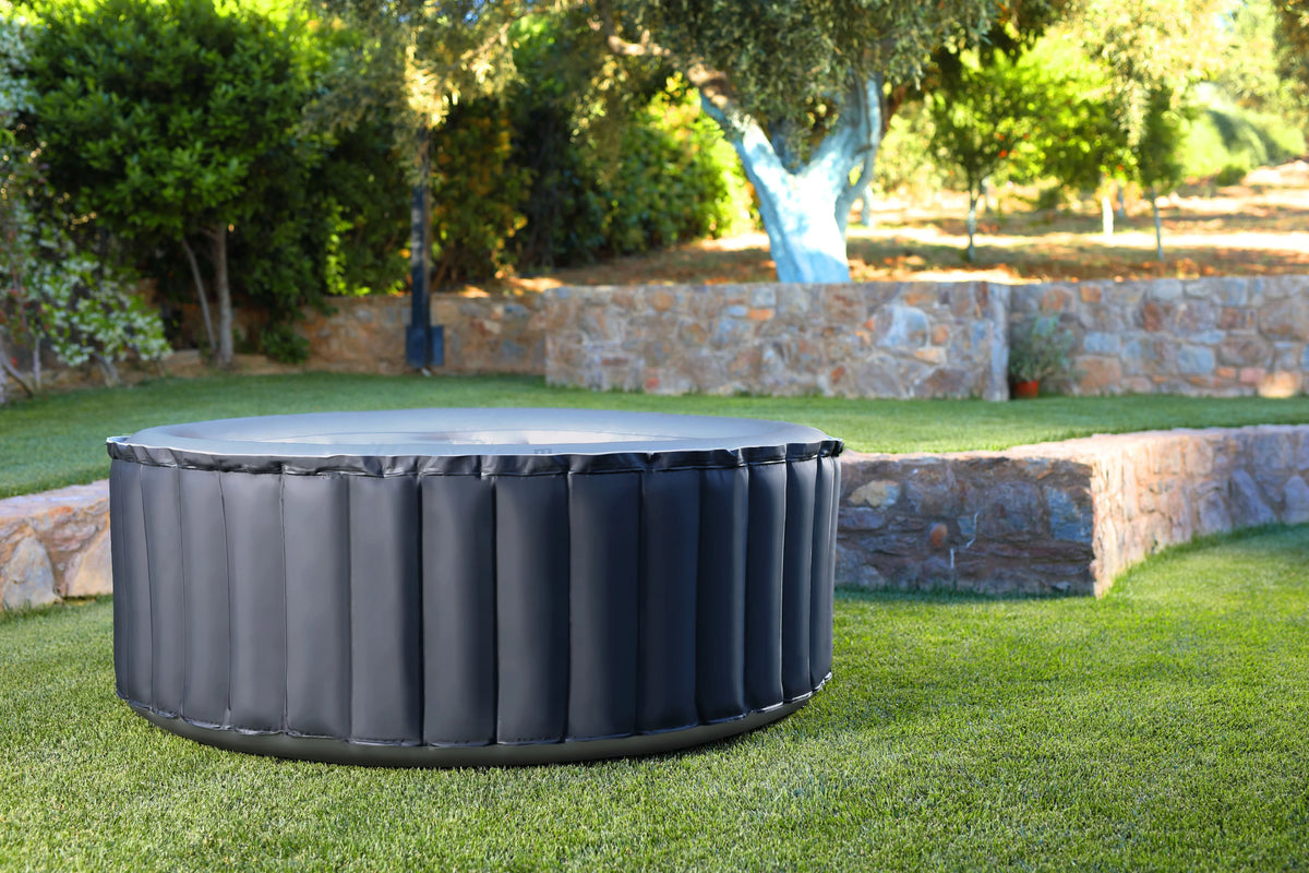 Jets, Round, Inflatable Install, Silver Persons Series, One Cloud, 2+2 Delight Spa, 1350w Heater, & Air 700w Massage Hot liquid Blower, Mspa 118 Easy Piece Tub
