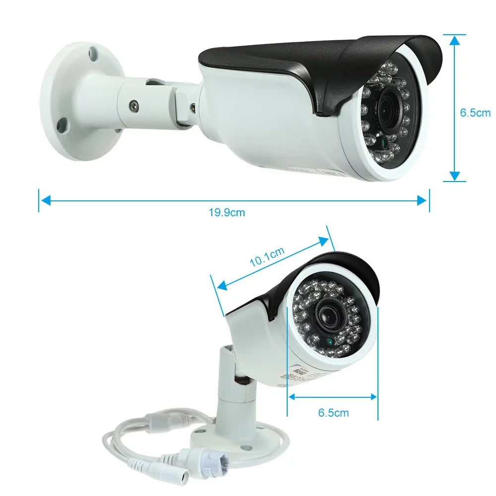4MP HD Imaging 1080P/1440P/1520P with for Cam Camera IP Resolution, 1/2.7 POE High-grade