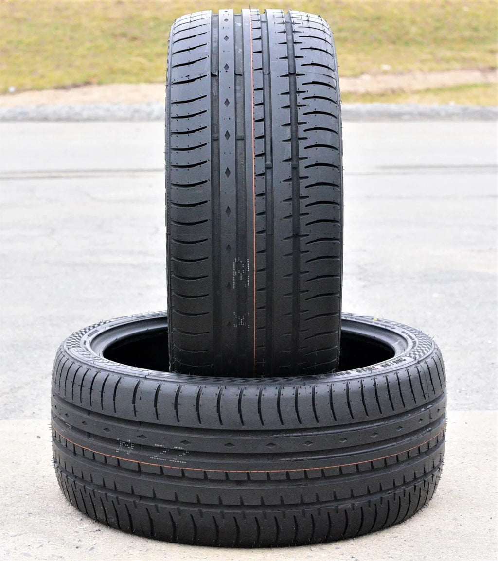 Performance Focus Titanium, Sport 235/40R18 Tires Fits: 235/40ZR18 2017-23 (TWO) Phi Accelera XL High A/S 2012-18 Pair 2 Civic 95Y Touring Honda of