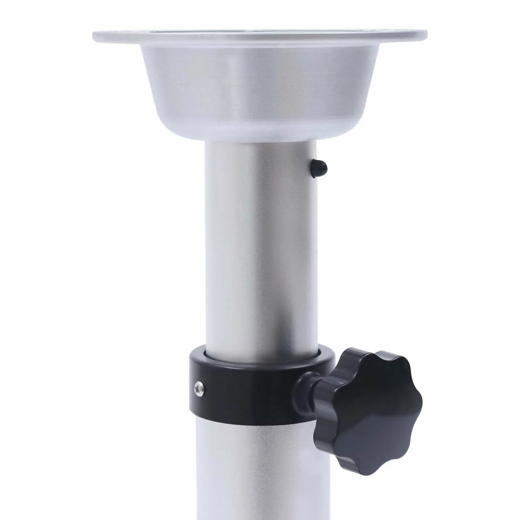 Motorhome Pedestal Frame Mount Table Leg Boat Alloy Aluminum Thickened for Miumaeov Table 16.9"-29.1"Adjustable Base Removable Camper Marine Stand Caravan RV