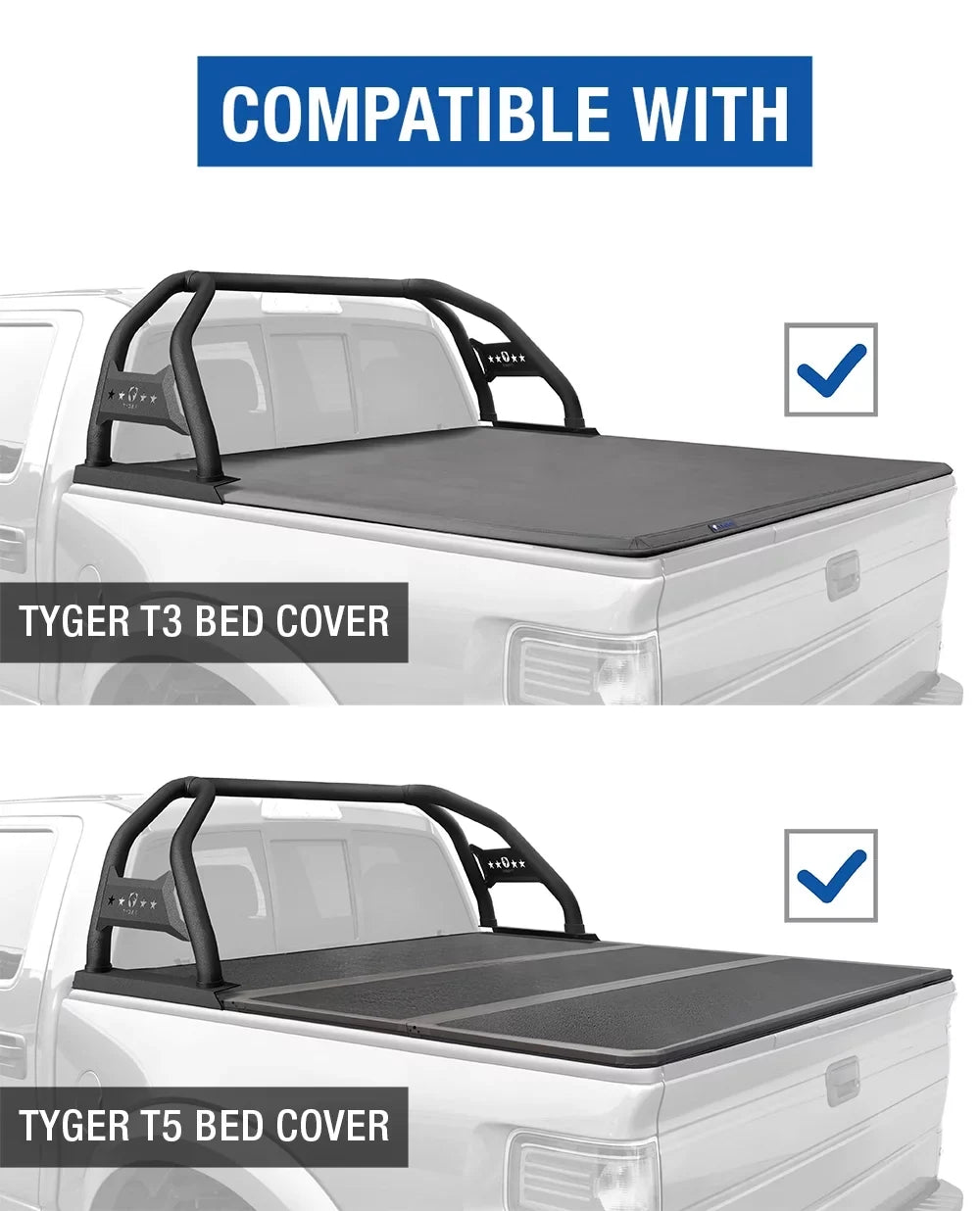 Tyger 2015-2024 with Compatible Textured | | Light Colorado Sport Bar Canyon Black TG-SB7C88518 Mount | Bar Roll Auto | Chevy GMC