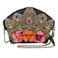 Flower Princess Crossbody Crown NEW Handbag Black Jewelry Mary Frances