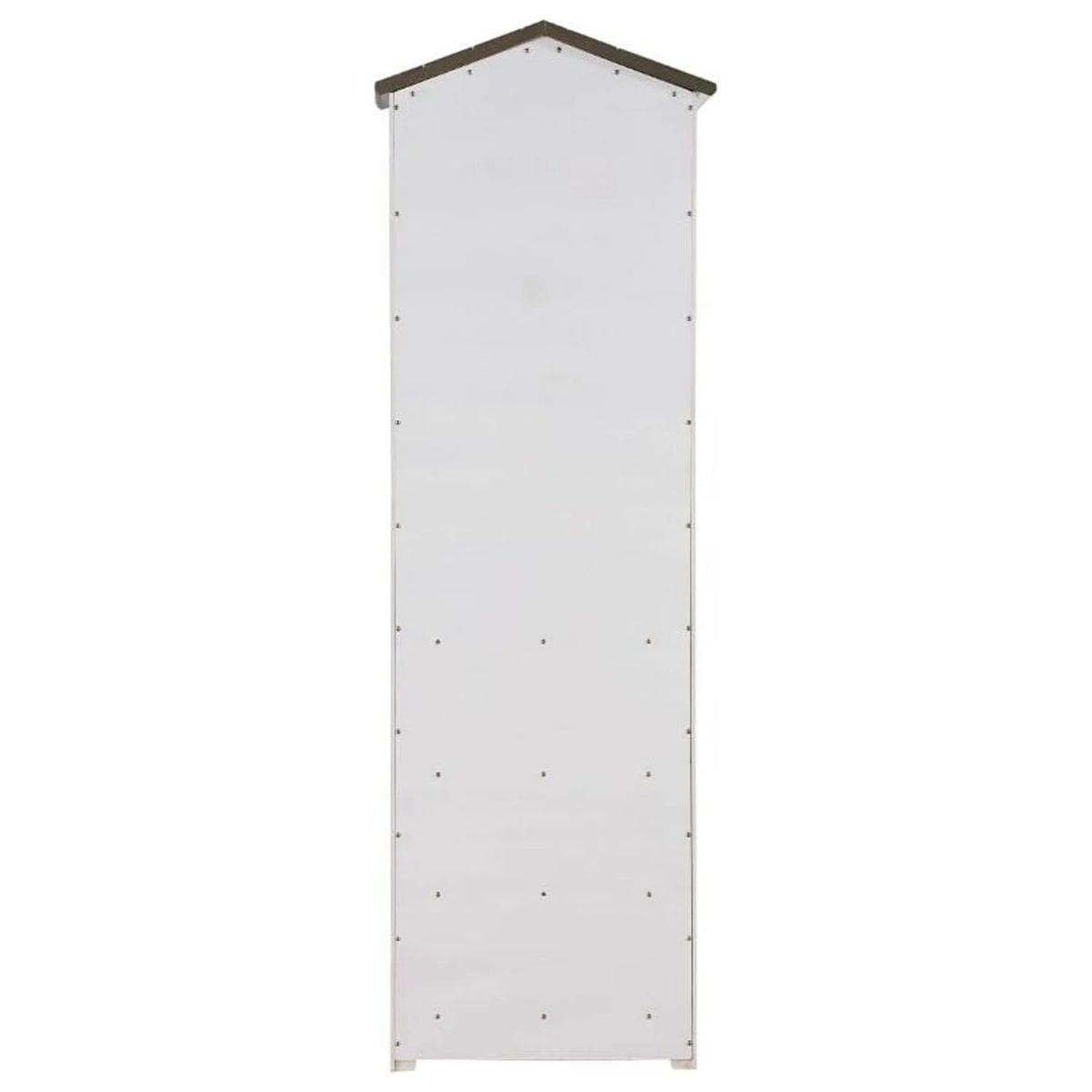 Weathered White Gray Cabinet Washed ACME Bookcase in House and Tree