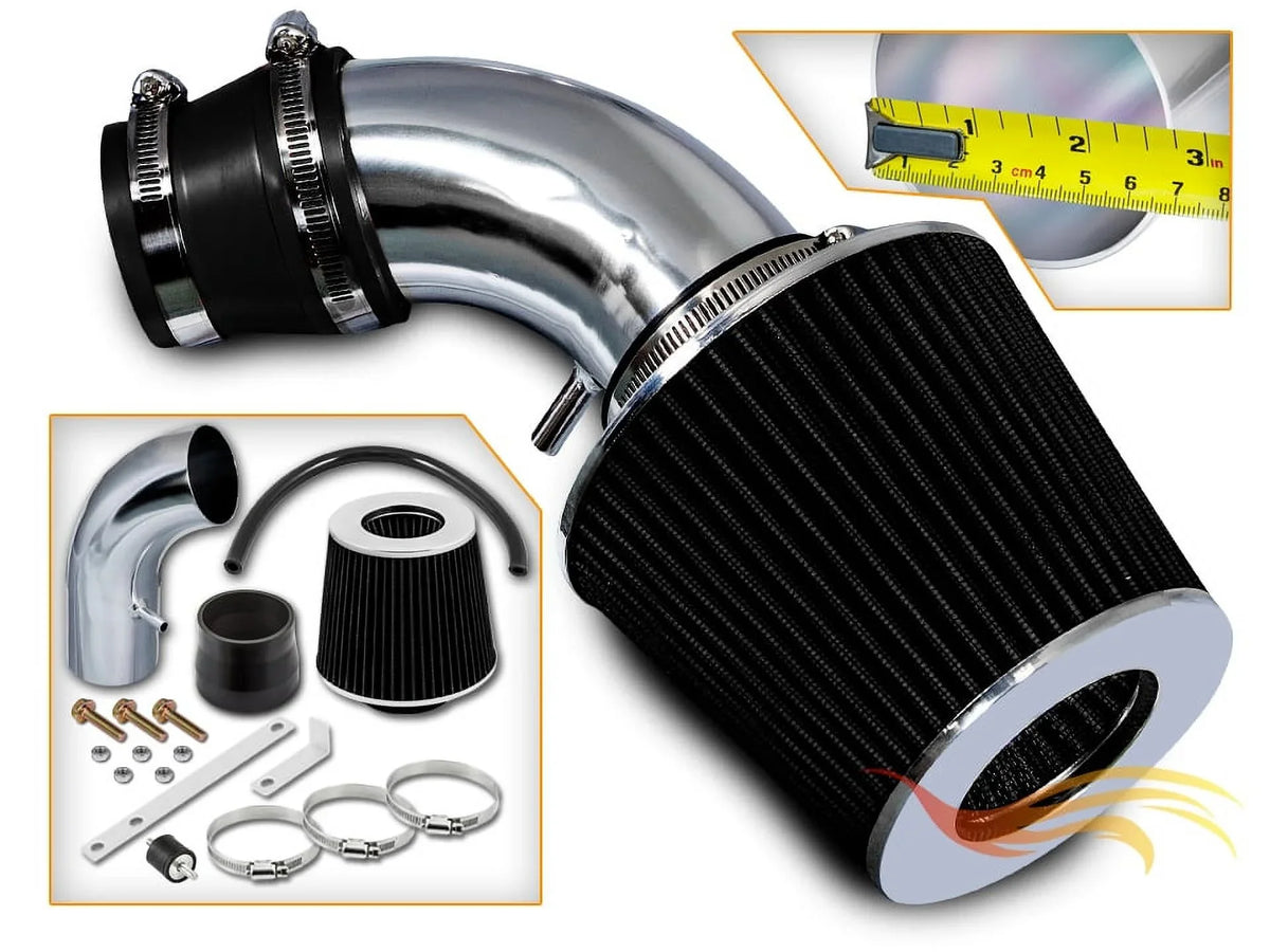 01-03 Ram Short Hyundai Kit 2.0L For Combo Air Rtunes â€¦ BLACK Racing Elantra + Compatible Filter Intake