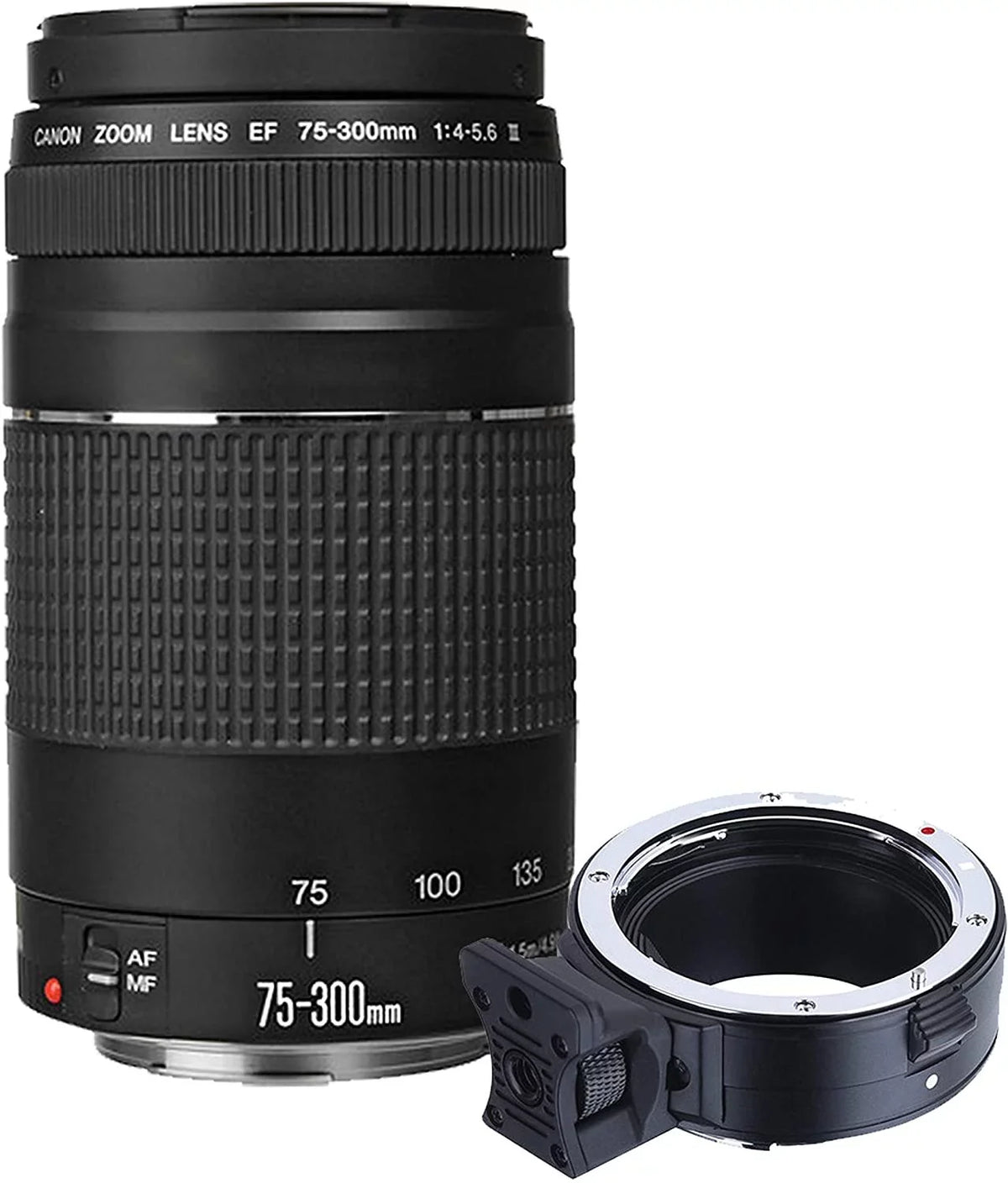 USM Memory + Filters RF R6 Lens f/4 42pc F/4-5.6 Camera 24-105mm f/1.8 Tripod is RF + + with EOS L Bundle Mirrorless Canon + 128GB 75-300mm III Digital + Lens STM Case + Lens 50mm