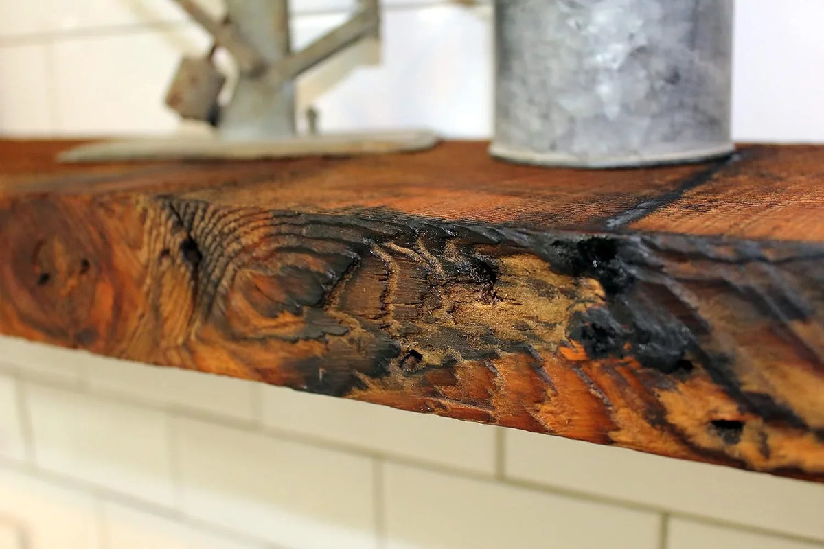 Included 78" Brackets Decoration Rustic L Reclaimed D, | 2" Angle Easy-To-Install Wood | Thickness Early X | 6" | | American Mantel Steel Shelf