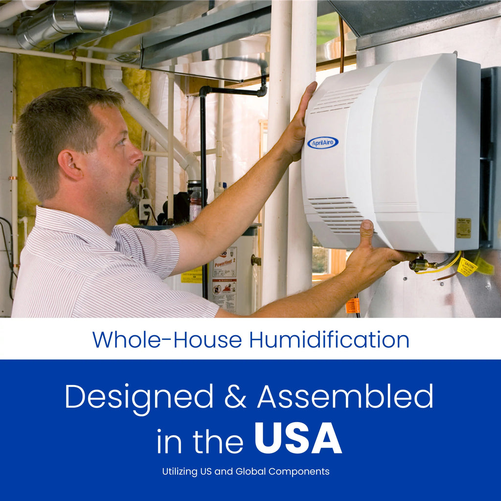 to Homes 700 Furnace Large Humidifier Capacity - Whole-House Fan-Powered 4,200 - for Humidifier up Sq. AprilAire Automatic Ft.