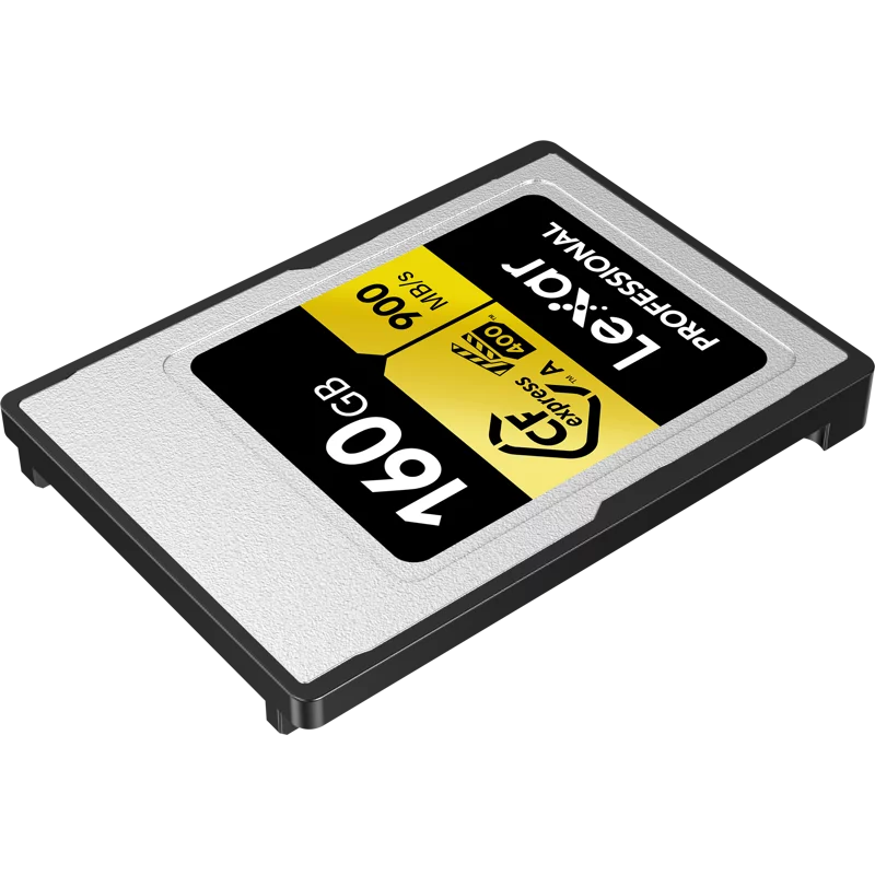 (2-Pack) Pro Professional Card, Type Lexar Type 2x2 Gen 3.2 Lexar USB Gold with R900/W800 160GB A/SD A Bundle Memory Reader CFexpress CFexpress