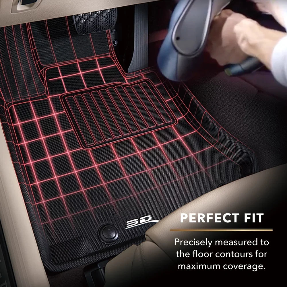 Floor Mat Full 3D MAXpider (BLACK) - KAGU 2016-2023 CX-9 Set with compatible MAZDA