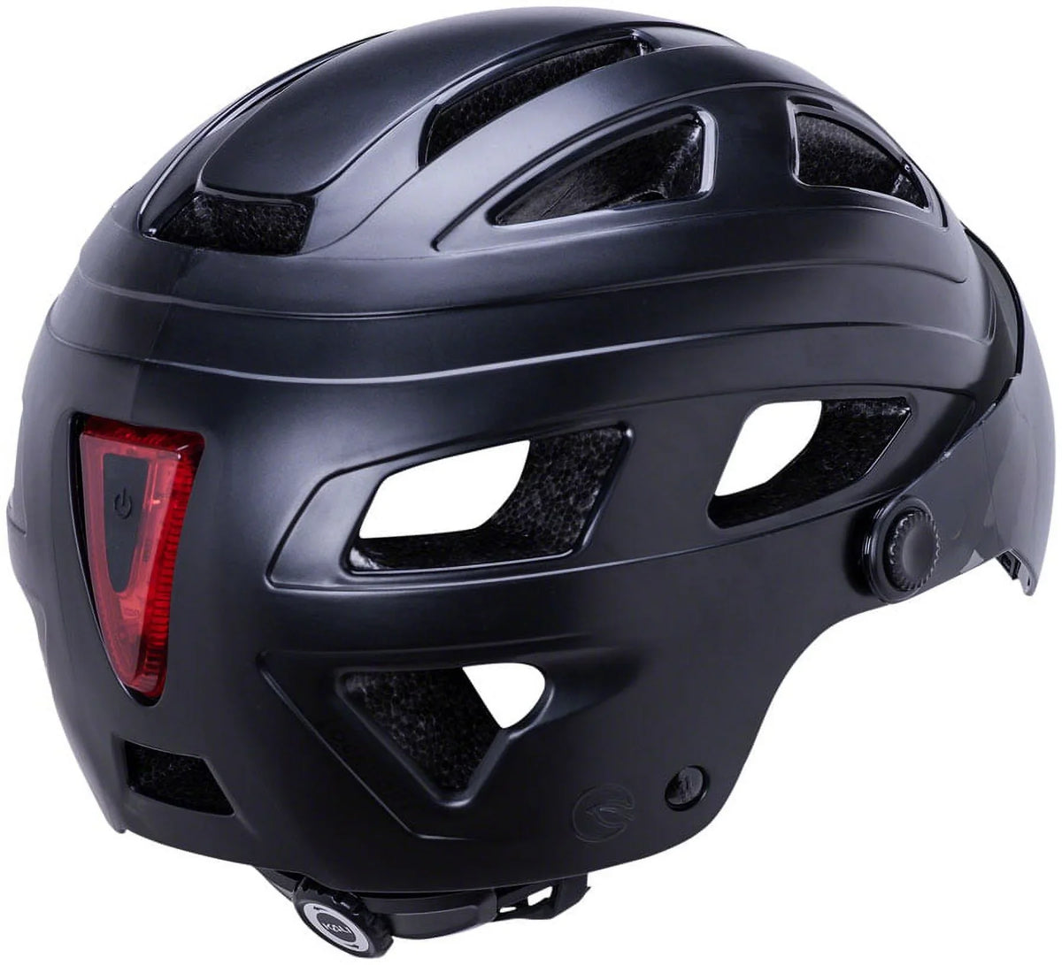 Large/XL Light Rear Eye Matte w/ Helmet Plus Protectives Black, Cruz Shield Kali