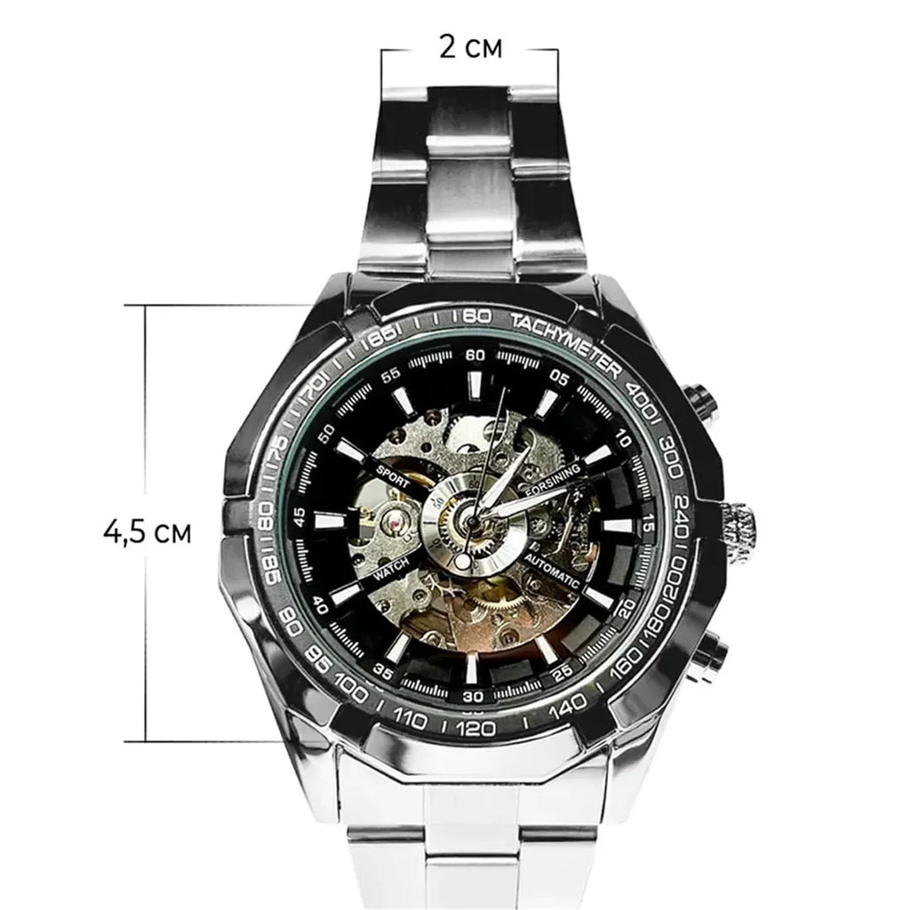 Mechanical Automatic Watch Mens Steel YOHOME Hollow Belt 50% off! Up to Full