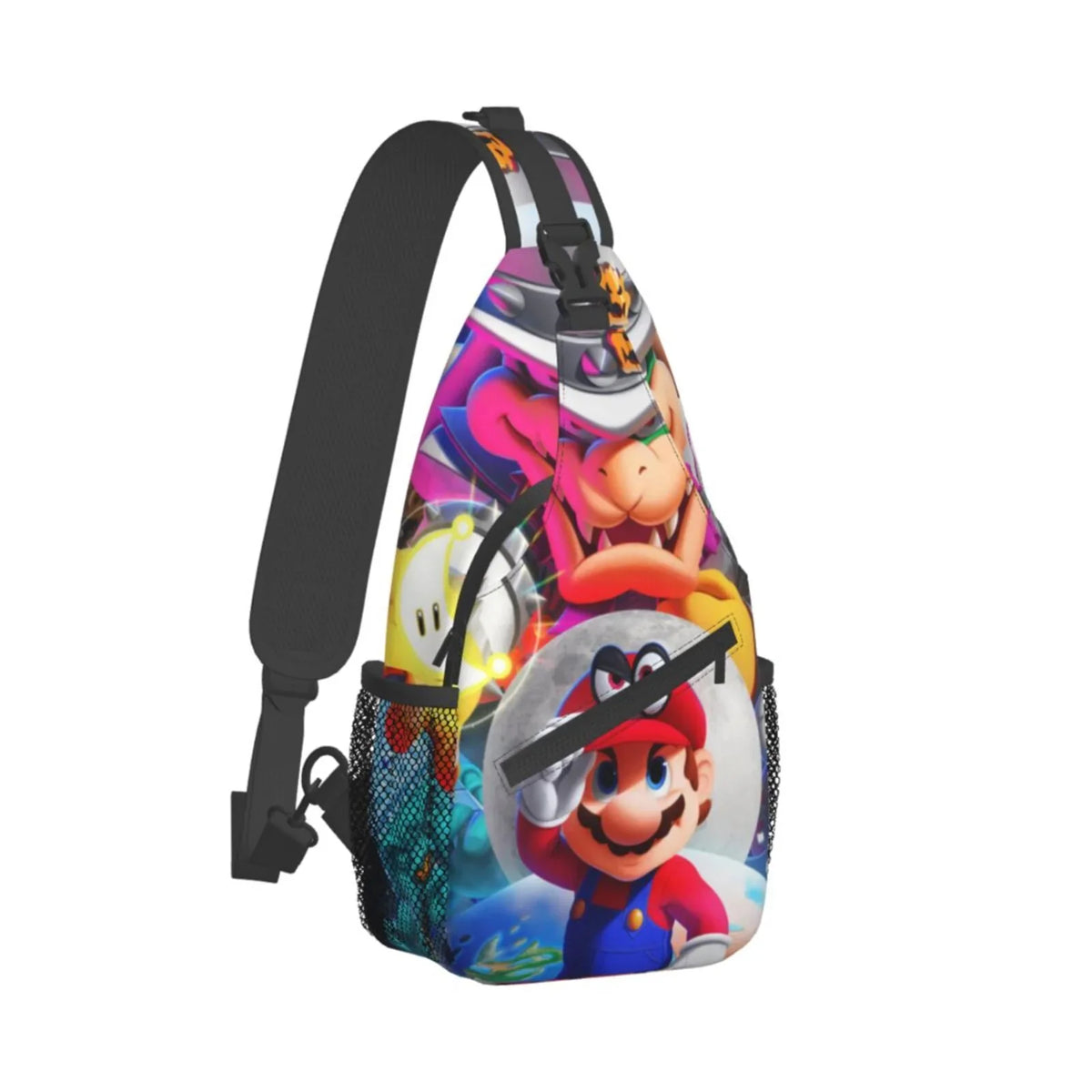 Unisex Bag Shoulder Daypack Super Mario Travel For Odyssey Bags Backpack Women Crossbody Chest Men Gifts Sling Hiking