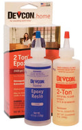 Glass Ceramics Adhesive Bottles Glue Jewelry 2-Ton of Two GLU-735.90 Bonding Metals - Devcon Resin Epoxy Wood Hardener Making for