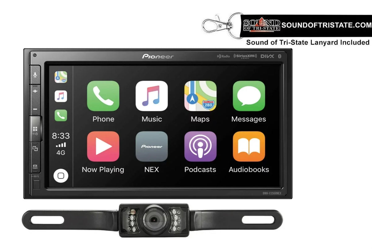 Plate Media Receiver License Pioneer Digital 6.8" Rear DMH-C2550NEX + Camera