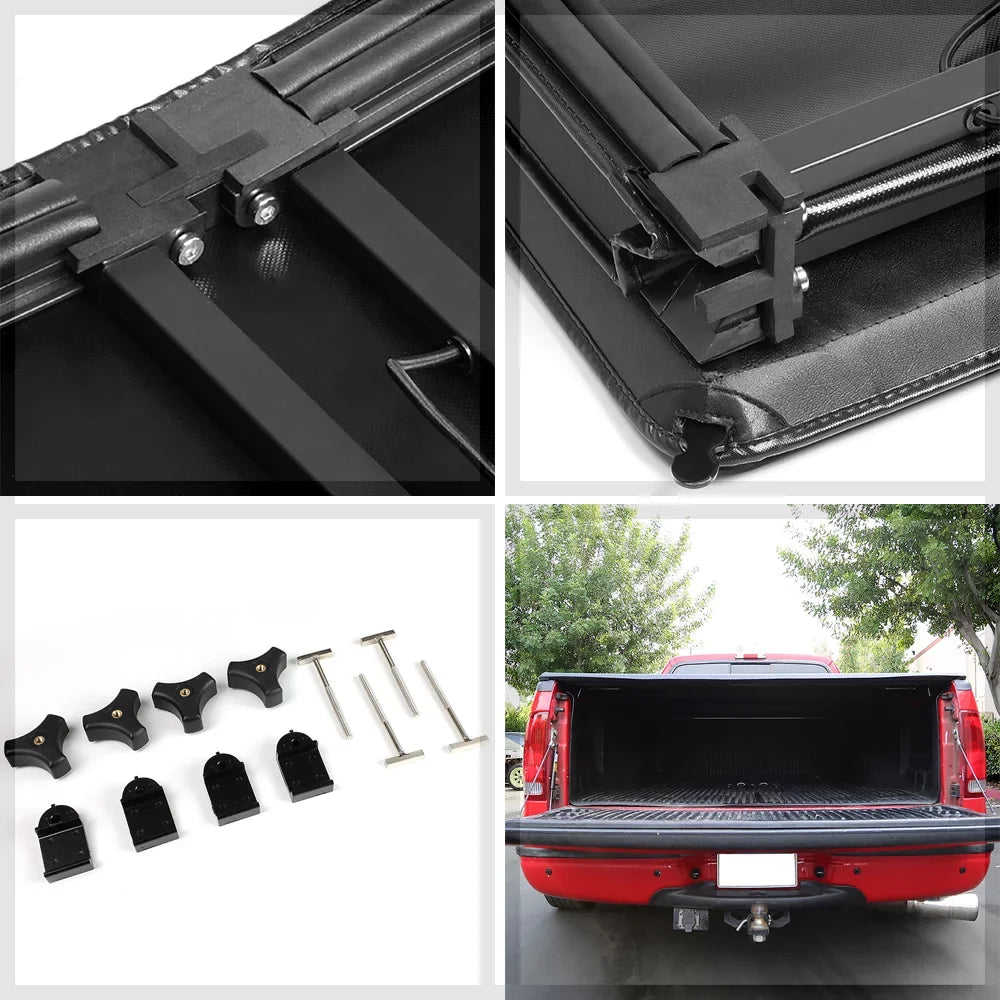 for Ram Soft DODGE Short 2006-2008 RAM 1500/2500 6.5Ft Tonneau RAM Fleetside Bed 02-09 select: Cover 2003-2009 Fits 1500, Tri-Fold DODGE 2500