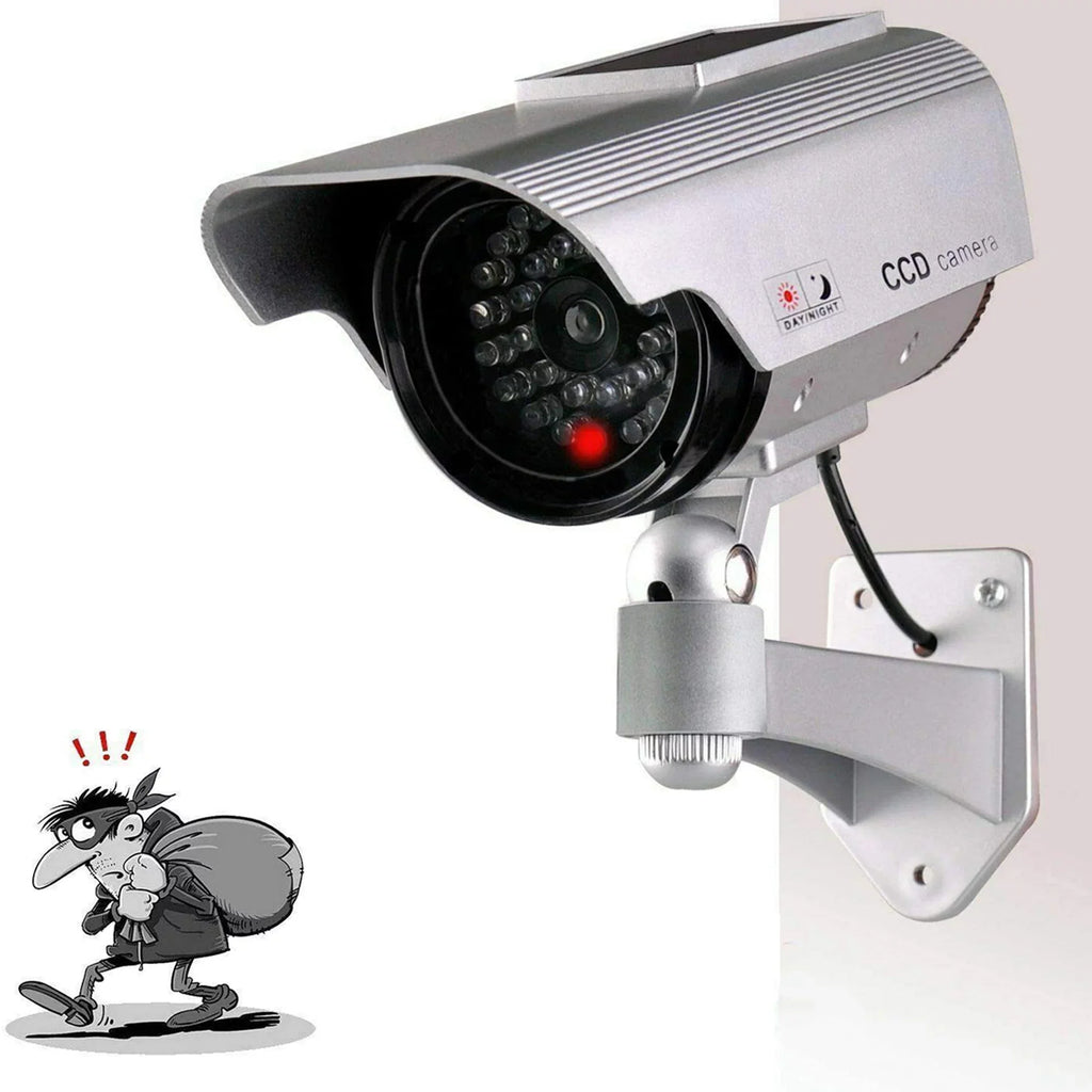 for Wall Indoor, Camera 360 Mounted Degree Monitor, Simulation Solar exterior Rotation Fake Power