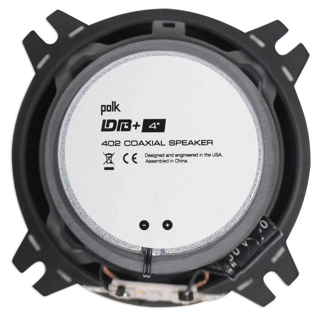 Speakers+Rockmat (2) Car Watt DB402 4" Polk 270 ATV/Motorcycle/Boat Audio Audio