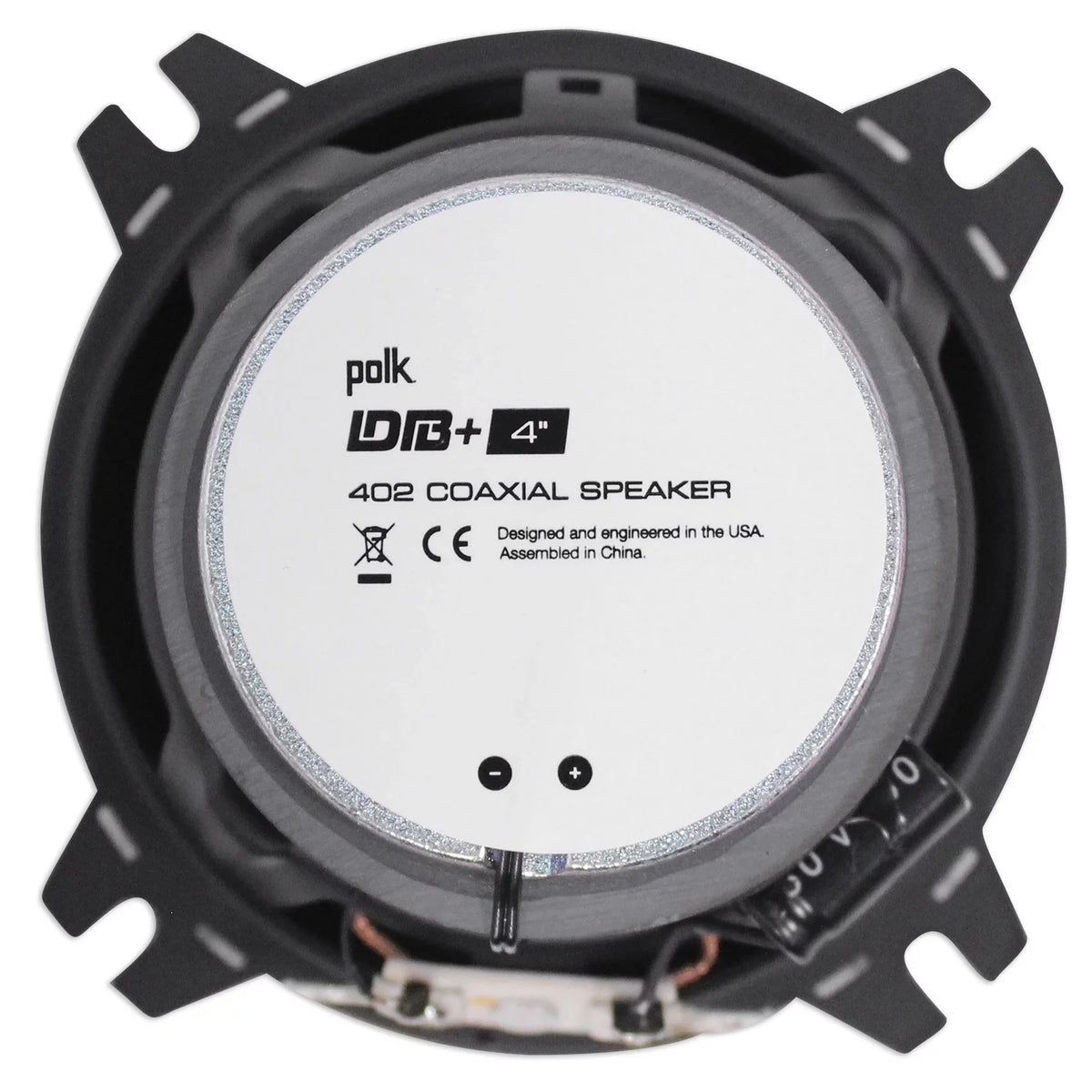 Speakers+Rockmat (2) Car Watt DB402 4" Polk 270 ATV/Motorcycle/Boat Audio Audio