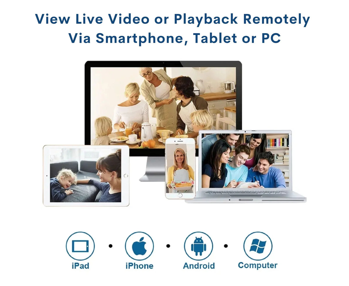 Digital Camera H.265 Hybrid CCTV HDD Recorder Evertech 4in1 CVI DVR AHD Video 16 8TB Channel Analog Security TVI