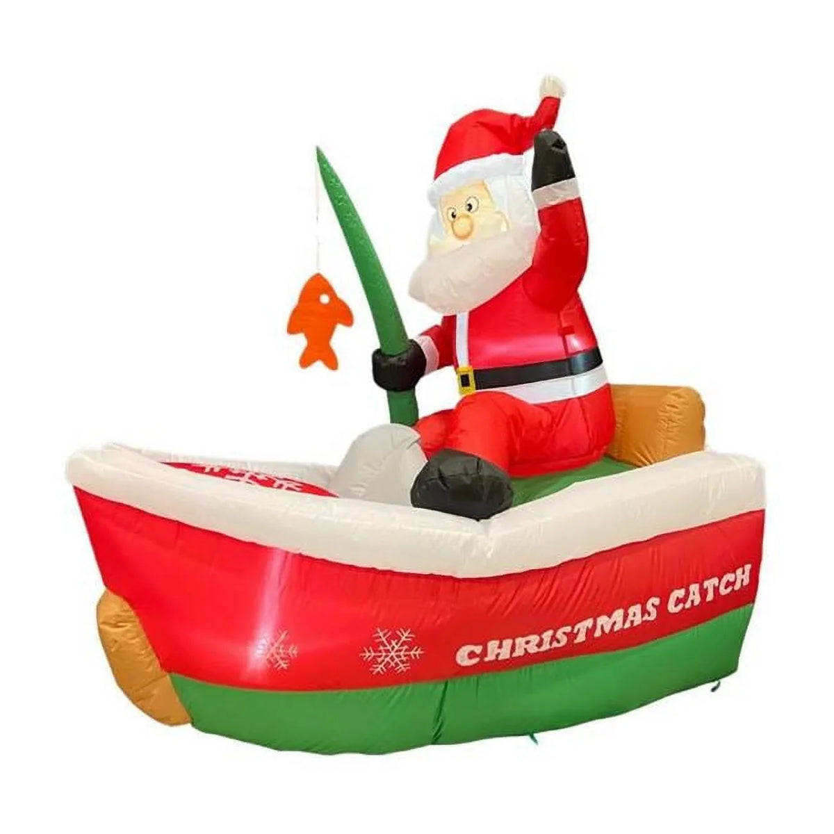 Santa 5 Inflatable ft. Fishing